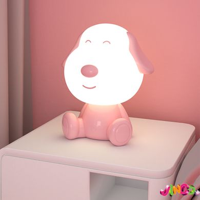Світильник-нічник LED з акумулятором Doggy, рожевий