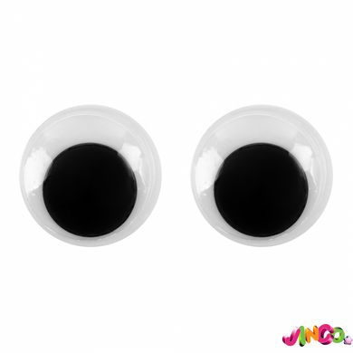Оченята SANTI самоклеючі, чорні, d-7мм, 50 шт. уп., 954631