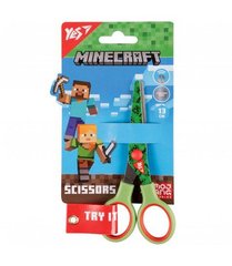 480436 Ножиці Yes Minecraft 13см, з принтом на лезі, зелені