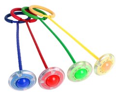Іграшка скакалка з колесиком SR19001 на одну ногу,62 см світло, 5 кольорів