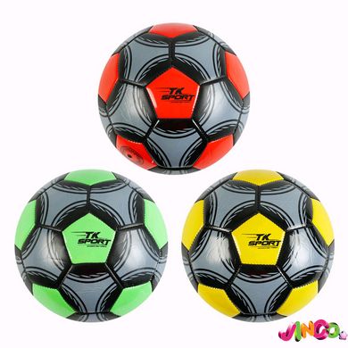 М`яч футбольний С 62396 "TK Sport" , вага 300-310 грамів, гумовий балон, матеріал PVC, розмір 5