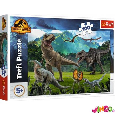16441 Пазли - (100 елм.) - Динозаври Світ динозаврів Trefl
