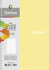Коледж-блоки формату В5 на спіралі Genius В5-080-6800 6802