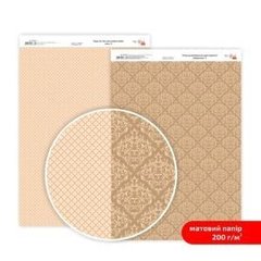Дизайнерская бумага двухсторонняя ROSA TALENT Кружева №3 Матовая (5318011)