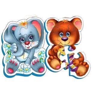 Гра розвиваюча Vladi Toys магнітні бейбі пазли Малюк зможе "Лісові жителі" VT3208-17