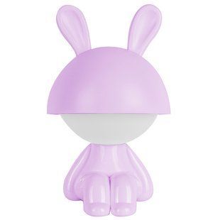 Світильник-нічник LED з акумулятором Kite Cute Bunny K25-316-1-5, фіолетовий, зайчик