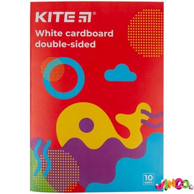 K22-254-2 Картон білий (10арк), A4 Kite Fantasy