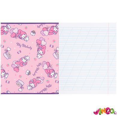 Зошит шкільний Kite Hello Kitty HK26-235, 12 аркушів, коса лінія