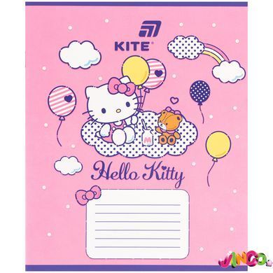 Зошит шкільний Kite Hello Kitty HK26-235, 12 аркушів, коса лінія