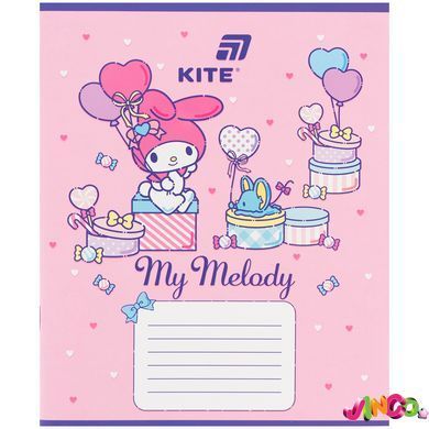 Зошит шкільний Kite Hello Kitty HK26-235, 12 аркушів, коса лінія
