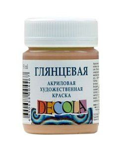 352003 Фарба акрилова часом коричнева світла, глянець., 50мл ЗХК