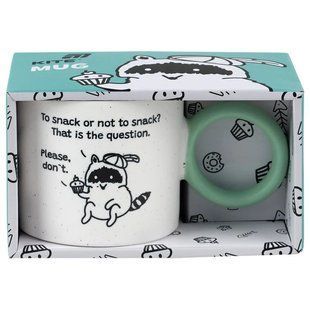 Чашка 370 мл Cupcake racoon, K25-220-3