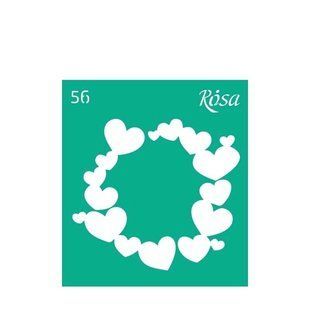 Самоклеючий багаторазовий трафарет ROSA TALENT Love №56 (3625156)