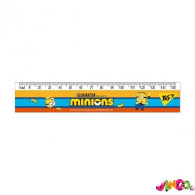 370644 Лінійка YES 15 см "Minions"