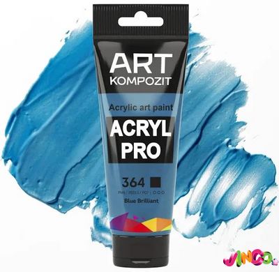 Фарба художня "ART Kompozit", 0,075 л ТУБА (364 ясно блакитна)