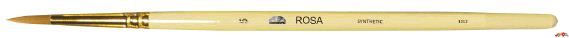 Пензлик "Roubloff", синтетика, кругла, довга ручка, покрита лаком, 1312, №7