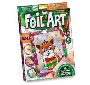 Набір креативної творчості "Аплікація кольоровою фольгою "FOIL ART", FAR-01-01,02,03...10