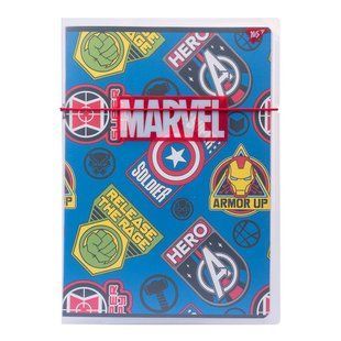 764426 Зошит А4 48 кл. в пластиковій папці з малюнком "MARVEL HERO" YES