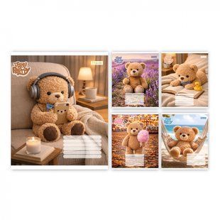 768973 Зошит учнівський 1В "Bear stories" А5 18 лін.