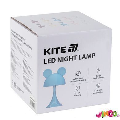 Світильник-нічник LED з акумулятором Kite Simple Bunny K25-317-1-2, рожевий