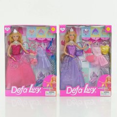 127303 Лялька "Defa" 8269 (24) "Модна принцеса", 2 види, додатковий одяг та аксесуари, у коробці