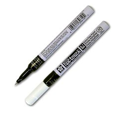 42100 Маркер Pen-Touch Білий, тонкий (EXTRA FINE) 0.7мм, Sakura