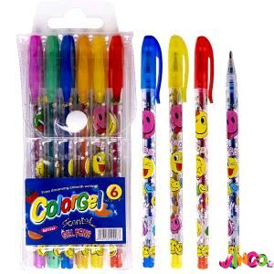 Набір ручок ароматизованих гелевих 6 кольорів 805-6
