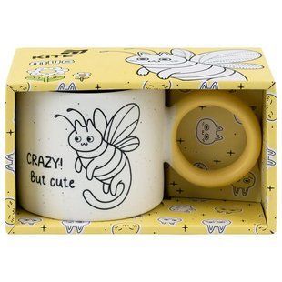 Чашка 370 мл Crazy cat. K25-220-5