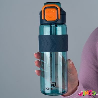 Пляшечка для води Kite, 800 мл, блакитно-помаранчева (K25-1234-3)