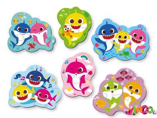 Пазл 2-3-4 елементи &laquo;Shark&raquo;, 200587