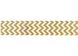 Стрічка паперова фольгована самоклеюча "Зигзаг", золото, 3 м (742373)