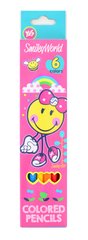 Карандаши 6 цв. "Smiley World"(pink) (290399)