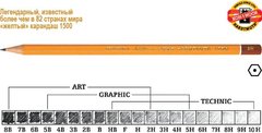 Олівець графітний (1500, 4В)
