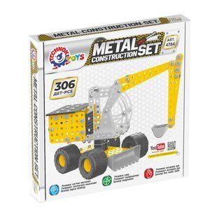 4784 Конструктор металевий "Екскаватор Тechnok Toys", арт.4784