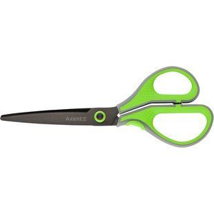Ножиці AXENT Titanium Lite 6406-09-A, 19 см, сіро-салатові