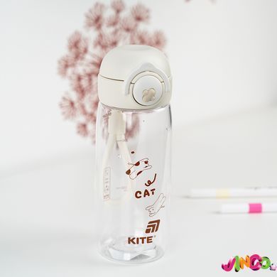 Пляшечка для води Kite, 480 мл, біла (K25-1236-1)