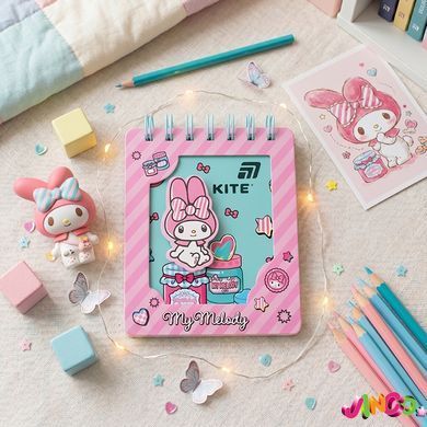 Блокнот на спіралі Kite My Melody HK26-276-2, 80 аркушів, клітинка