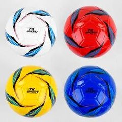 99790 М’яч футбольний C 44454 (60) "TK Sport", 4 види, вага 330-350 грам, матеріал TPE піна, балон резиновий, розмір №5