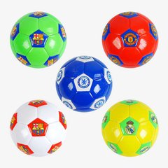 М`яч футбольний C 62426 (180) 5 видів, матеріал PVC, балон гумовий, розмір №2