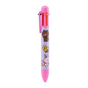 Ручка кулькова Yes "Line Friends" 0,7 мм автоматична, 6 кольорів (412245)