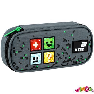 74493 Пенал Kite 662 Pixel, сірий