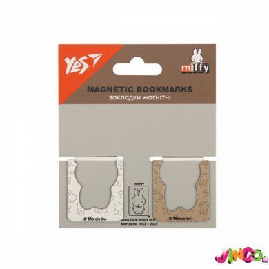 Закладки магнітні YES "Miffy", висікання, 2 шт (708398)