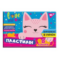 540567 Пластилін YES Catse , 8 кол, 160г, Україна