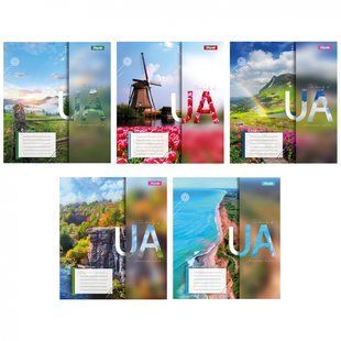 767166 А5 96 кл. 1В The beauty of UA, зошит для записів