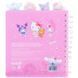 Блокнот з розділювачами на спіралі Hello Kitty HK26-278, 80 аркушів, клітинка, пластикова обкладинка