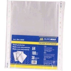 BM.3800 / Файл для докум. А4 +, 30 мкм, JOBMAX, 100шт.