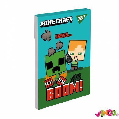 Блокнот YES А7/48 кл клей YES Minecraft (152110)