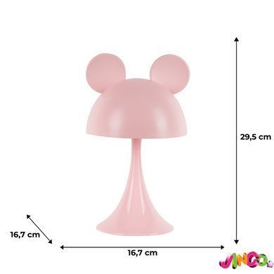 Світильник-нічник LED з акумулятором Kite Simple Mouse K25-317-2-2, рожевий