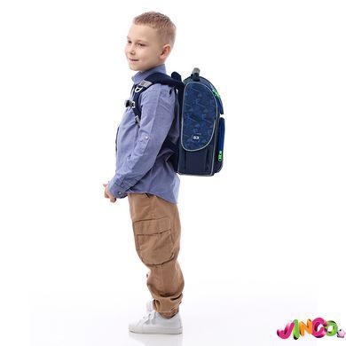 Рюкзак GoPack Education каркасний 5001S-6 Racing, комбінований