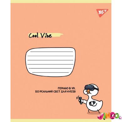 767840 А5 12 лін. Yes Cool vibe, зошит учнівський шкільний